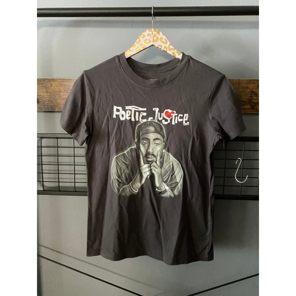 Hybrid Apparel Poetic Justice 2PAC Tee | Size Small